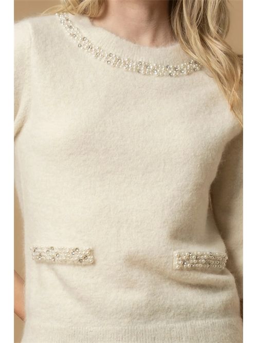 Maglia con dettagli in perle -  Anouska KOCCA | ANOUSKA/60725